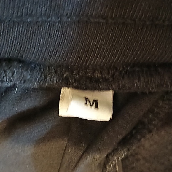 Cotton Citizen Black Zippered Straight Leg Sweat Pants PPP - Picture 5 of 8